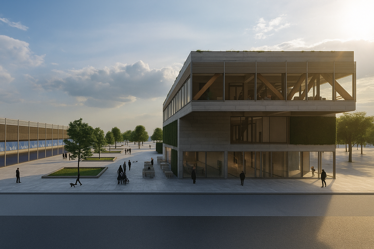 Autarkes Bürogebäude