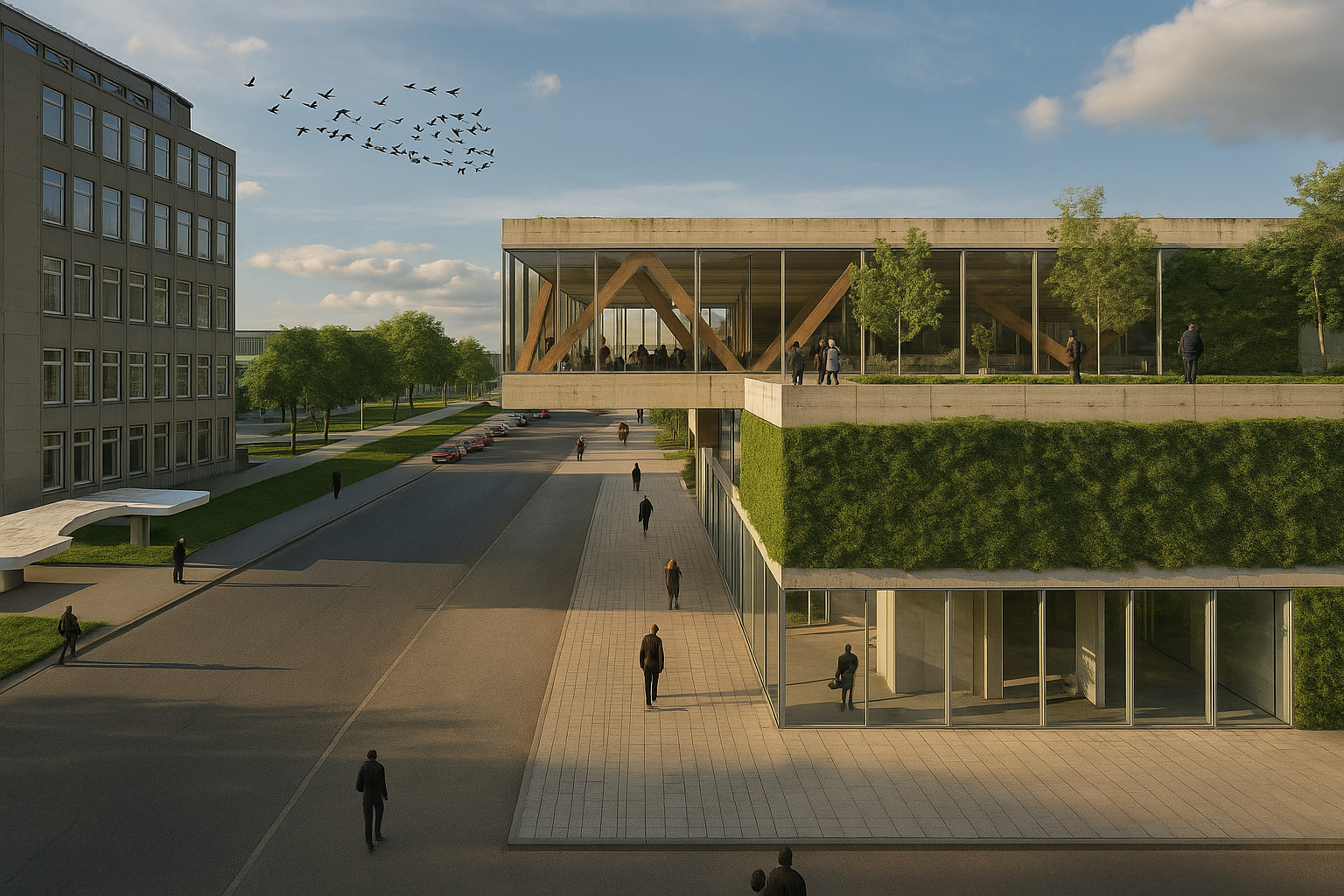 Autarkes Bürogebäude - Technische Systeme